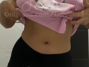 Gorgeous Colombian Teen Busty natural tits wants a long cock between her Legs