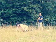 Public slut humiliated on leash HOT