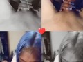 Ebony StepSister wanted to play in filter! So she used one to suck my long dick💦
