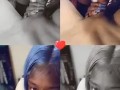 Ebony StepSister wanted to play in filter! So she used one to suck my long dick💦