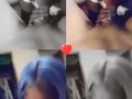 Ebony StepSister wanted to play in filter! So she used one to suck my long dick💦