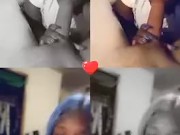 Ebony StepSister wanted to play in filter! So she used one to suck my long dick💦