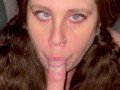 SUCKING OUT HIS THICK HOT CUMLOAD FROM THE TIP 😻🤤