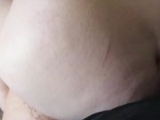 He sits on my 17" Raging Rhino and I CUM Hard