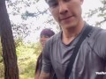 Sucking and fucking in the woods