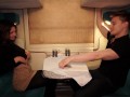 Best comedy in porn history! Meeting on the train ended hot sex. Sirena Milano