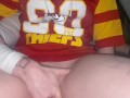 ANAL CREAMPIE in the car for the Super Bowl Chiefs Win!!