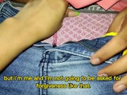 My girlfriend sucks my cock because she cheated me and need my forgive