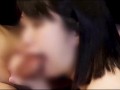 【無修正】黒髪で地味で大人しそうな女の子① ひたすらフェラをしてもらう。