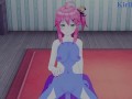 Sakura Miko and I have intense sex in the bedroom. - Hololive VTuber Hentai