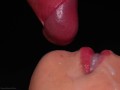 CLOSE UP: Best Milking BLOWJOB in your LIFE, All Cum in Mouth, Sloppy Sucking Dick ASMR