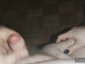 Helping Hand with Long Nails on the couch cum relief for Small Cock *The biggest Cumblast recorded*