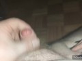 Helping Hand with Long Nails on the couch cum relief for Small Cock *The biggest Cumblast recorded*
