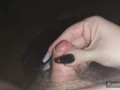 Helping Hand with Long Nails on the couch cum relief for Small Cock *The biggest Cumblast recorded*
