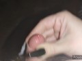 Helping Hand with Long Nails on the couch cum relief for Small Cock *The biggest Cumblast recorded*