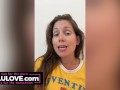 Babe gets goofy on TikTok, reveals more behind the scenes of catfish romance scams, dirty talk JOI with big boobs - Lelu Love