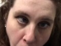 CLOSE-UP Deepthroating and sucking the tip as he CUMS in my mouth 🤤😍☺️