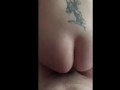 Big White ass reverse cowgirl