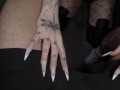 Nail'd ep.13: White French Stiletto Nails Handjob & Sucking (Trailer)