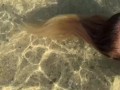 Teen Nude Mermaid Delilah Lets The Waves Run All Over Her Body!