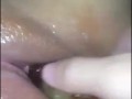 Breaking tight 18 year old pussy with a bottle, screaming and moaning very sexy