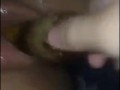 Breaking tight 18 year old pussy with a bottle, screaming and moaning very sexy
