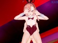 Mikamo Neru (Bunny Girl ver.) and I have intense sex at a love hotel. - Blue Archive Hentai