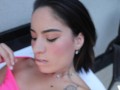 Tried to Squeeze Black Monster Cock inside Kel Aguiar Tight Asshole Outside Near the Pool