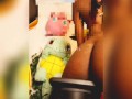 Ebony egirl  plays with pikachu as if they were you