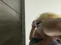 Hot and sexy girl got licked by old man in the kitchen, till hard screaming orgasm.