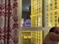 Vegas Throat goat swallows cum for sugar daddy