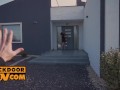 POV - Neighborhood cougar Sata Jones in fuck threesome