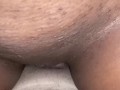 Under view of his hard DICK fucking her PUSSY