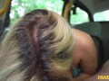 Fake Taxi Irina Cage is a hot blonde Russian who fucks a taxi driver