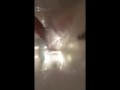 webcam under bath. girlfriend after sex in shower