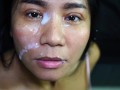 Facial Cumshots for Asian Milf Slut