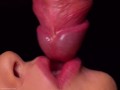 CLOSE UP: BEST Milking Mouth for your DICK! Sucking Cock ASMR, Tongue and Lips BLOWJOB