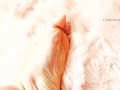 Cute toes and feet rubbing on a soft carpet!