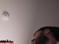 Black cuckold humiliated and fed fresh creampie