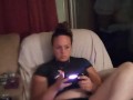 This Slut Just Doesn't Care (upskirt and panty tease)