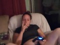 This Slut Just Doesn't Care (upskirt and panty tease)