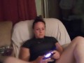This Slut Just Doesn't Care (upskirt and panty tease)