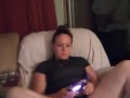 This Slut Just Doesn't Care (upskirt and panty tease)