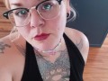 getting deep throated by horny, Red headed, BBW, cam girl.