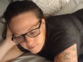 Amateur Sexy Secretary Sucks and Fucks While Moaning and Squirting On Dick