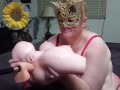 Horny Kinky Big Ass BBW Step Mom Like To Watch Step Daughter Sex Doll Fuck  By Dildo Fucking Machine