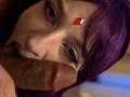 Teen Titans Raven Sucks and Tugs Black Cock!