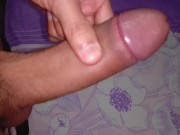 Masturbando Mi Polla Bien Erecta