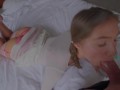 STEPSISTER ❤️ makes her FIRST BLOWJOB 💦 - EmiliaBunny