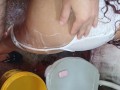 with my ass all soapy with foam in the bath he fucks me until i ejaculate,i like to fuck in the bath